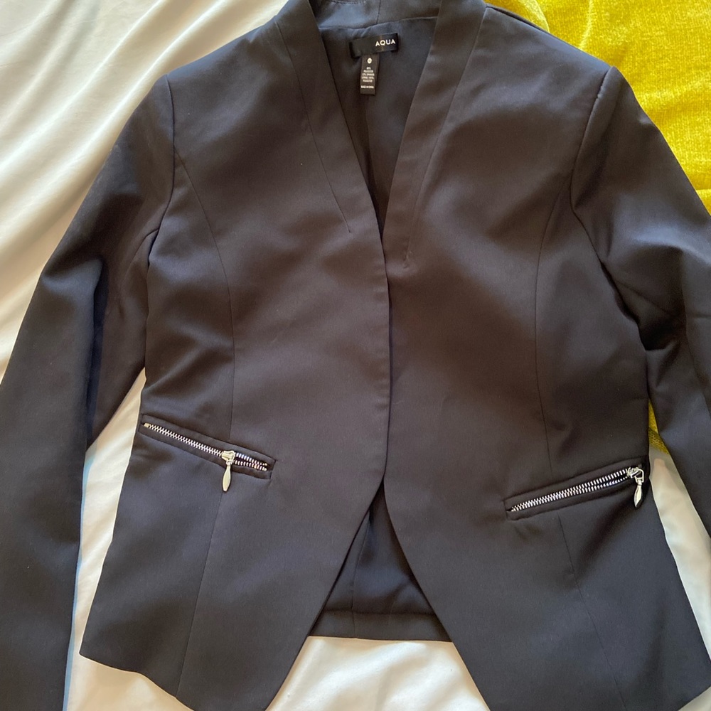 Aqua brand black blazer